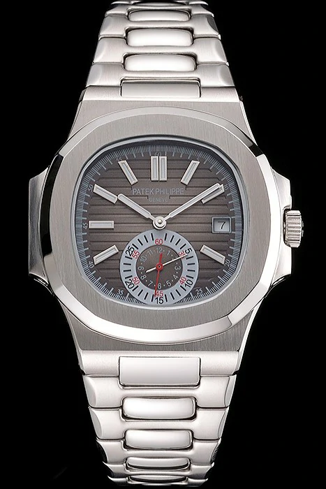 Patek Philippe Nautilus Gray Dial Stainless Steel Case And Bracelet new121971