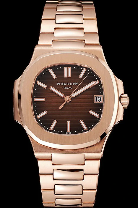 Patek Philippe Nautilus Dark Brown Dial Stainless Steel Bracelet new124565