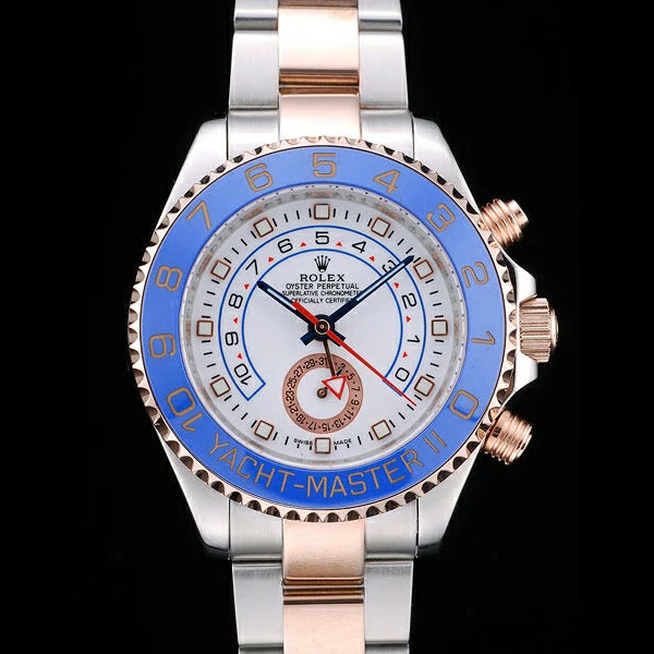 Rolex Yachtmaster Blue Ceramic Bezel White Dial Tachymeter new58733