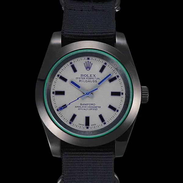 Rolex Milgauss Bamford Black Nylon Strap new59914