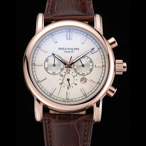 Patek Philippe Grand Complications Perpetual Calendar White Dial Silver Chronograph new60158