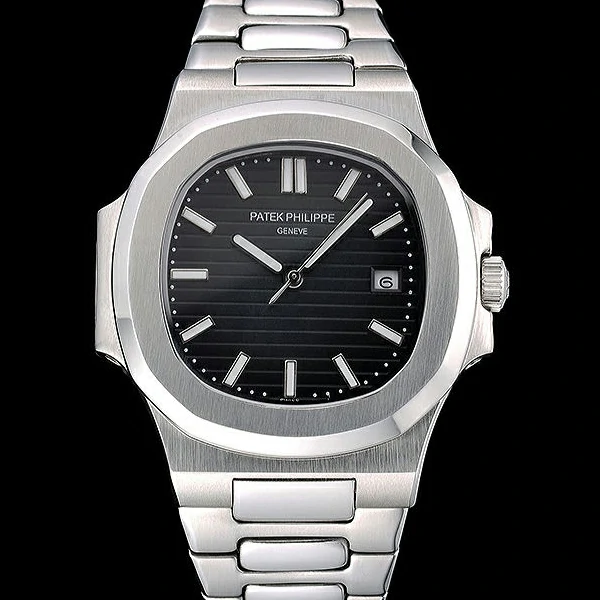 Patek Philippe Nautilus Black Dial Stainless Steel Case new60645
