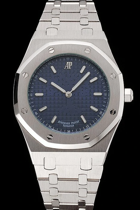 Audemars Piguet Royal Oak Fondation Blue Dial Stainless Steel Case And Bracelet new122211