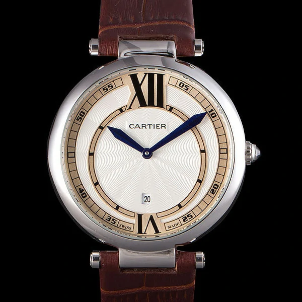 Cartier Ballon Bleu Brown Leather Strap new59523