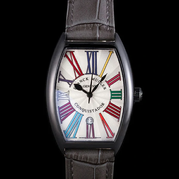 Franck Muller Casablanca Black Croco Leather Band new59725