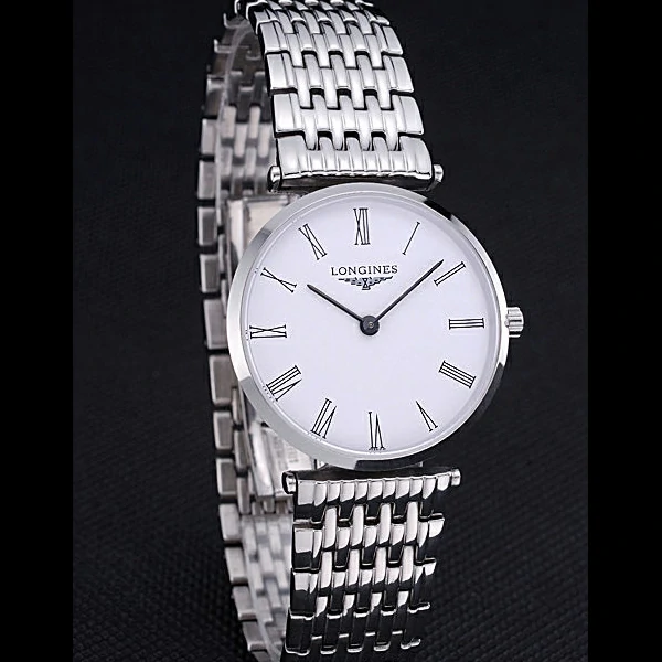 Longines La Grande Classique White Round Dial Stainless Steel Band new60274