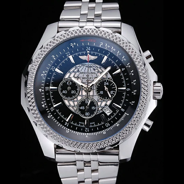 Breitling Bentley B05 Unitime Black Dial Stainless Steel Bracelet new60409