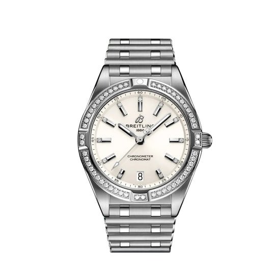Breitling Replica Watch Chronomat 32, Stainless Steel and Diamond, A77310591A1A1