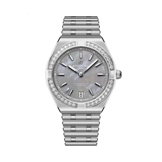Breitling Replica Watch Chronomat Automatic 36, Stainless Steel and Diamonds, A10320591G1A1