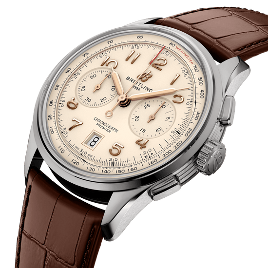 Breitling Replica Watch Premier B01 Chronograph 42, Stainless steel, AB0145211G1P2