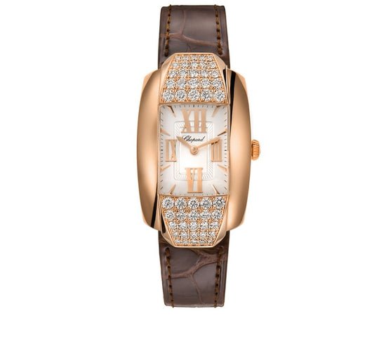 Chopard Replica Watch La Strada, 18k Rose Gold and Diamonds, Quartz, 44.8mm x 26.1mm, 419399-5001