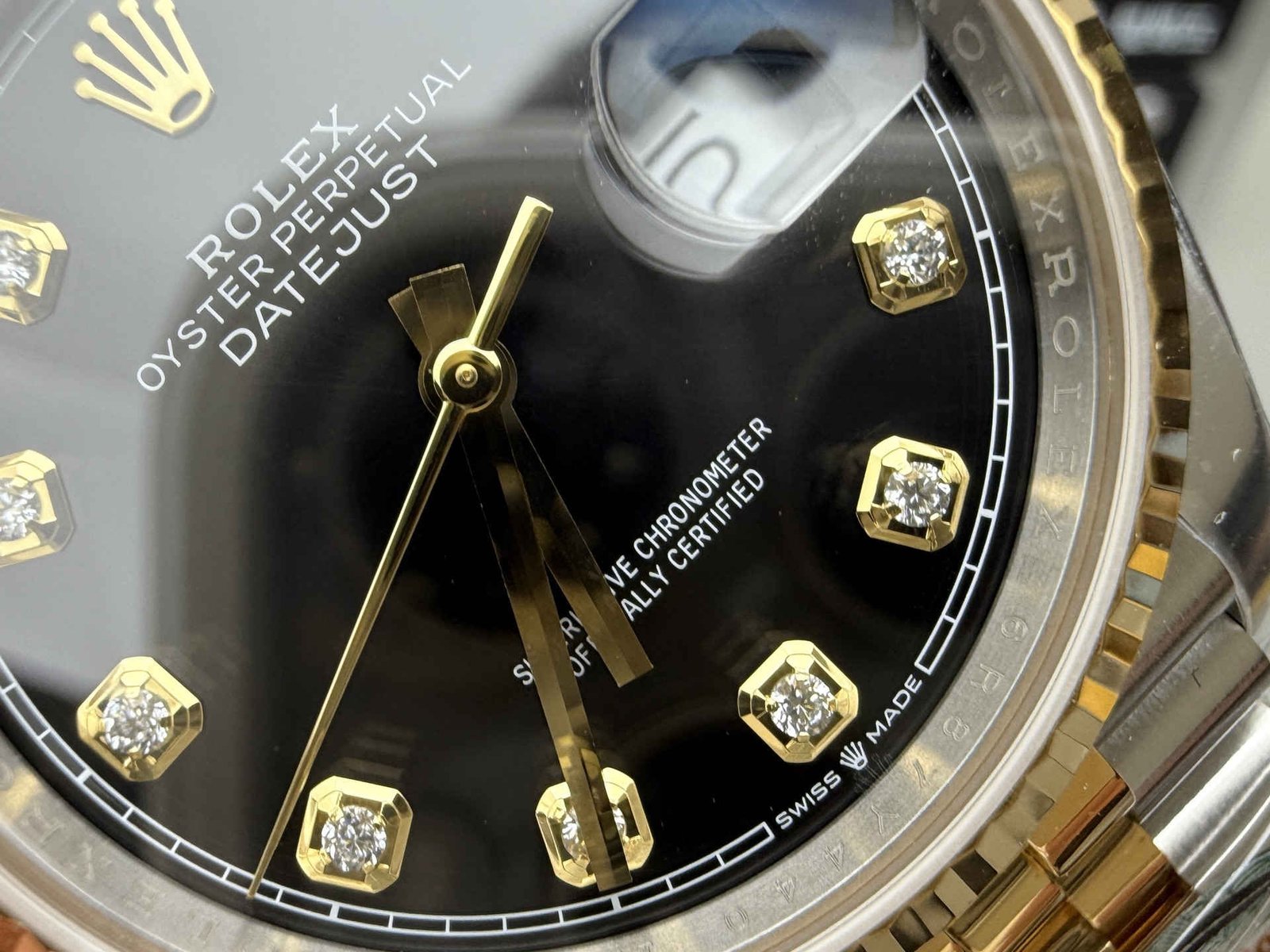 Datejust 126333 Black Dial – Premium Two-Tone Replica Watch
