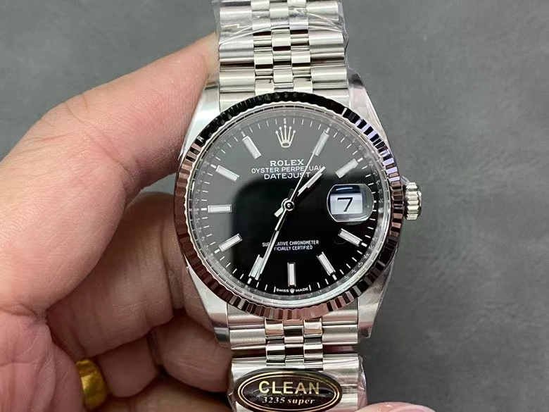 Datejust 36 126234 – 36mm Black Dial Rolex Clone