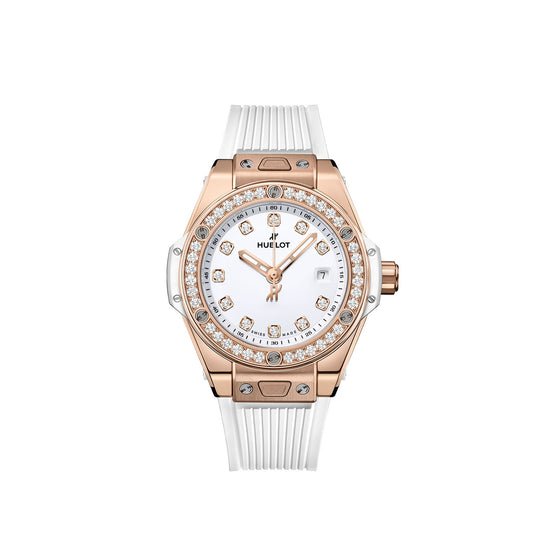 Hublot Replica Watch Big Bang ONE CLICK KING GOLD WHITE DIAMONDS 485.OE.2210.RW.1204