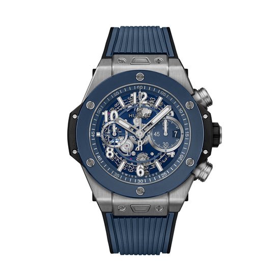 Hublot Replica Watch Big Bang Unico Titanium Blue Ceramic 421.NL.5170.RX.