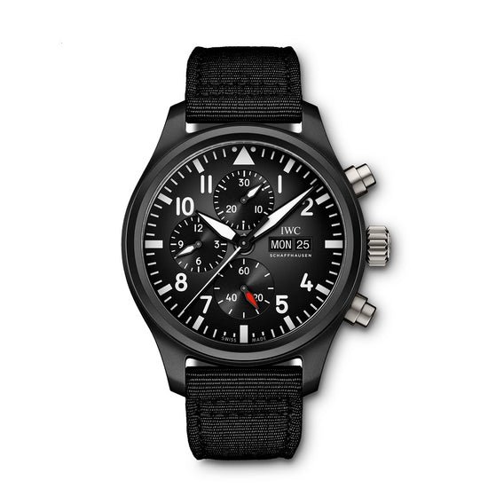 IWC Replica Watch Pilot’s Watch Chronograph TOP GUN, Ceramic and Titanium, 44.5mm, IW389101