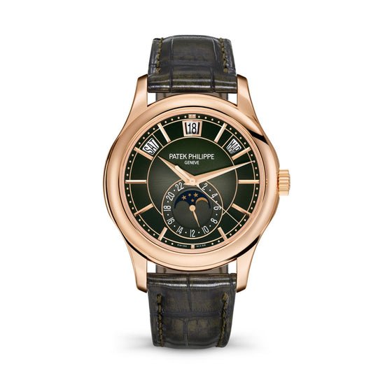 Patek Philippe Replica Watch Complication, 18k Rose Gold, 40mm, Annual Calendar 5205R-011