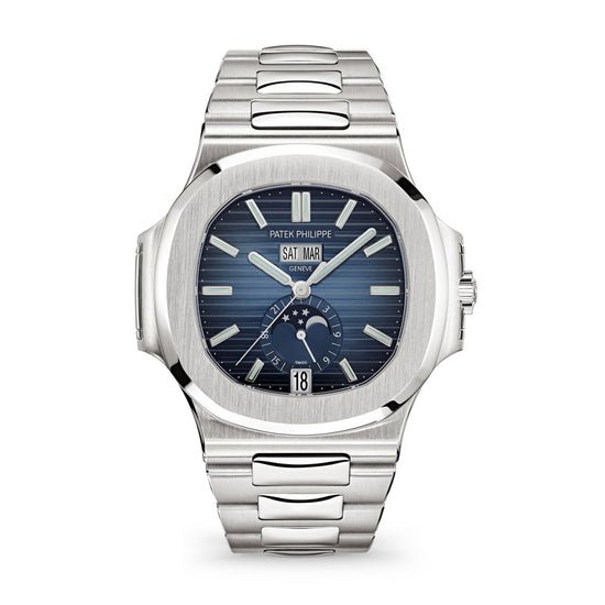 Patek Philippe Replica Watch Nautilus Annual Calendar, Moon Phases Watch, Stainless Steel, 40,5 mm, 5726/1A-014