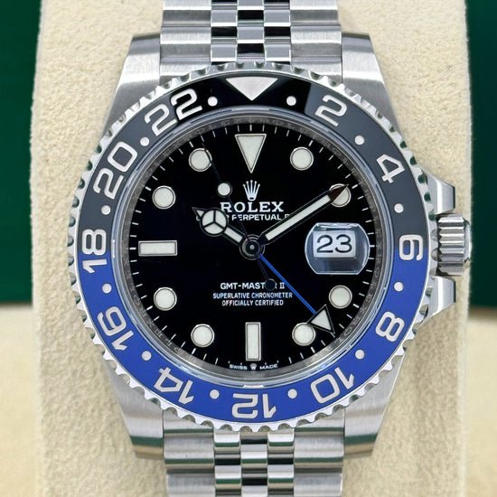 Pre-owned Rolex Replica Watch GMT-Master II, BATGIRL, Stainless Steel, 40mm, 126710blnr-0002