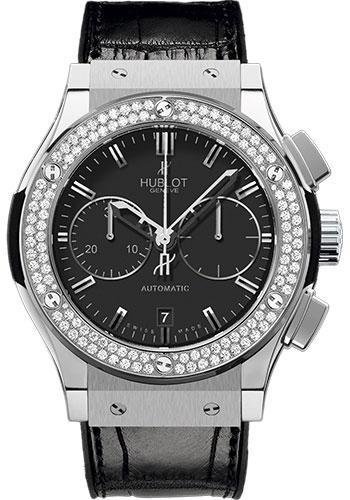 Replica Hublot Classic Fusion 45mm Chronograph Titanium Watch 521.NX.1170.LR.1104