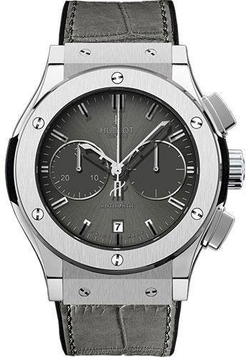 Replica Hublot Classic Fusion 45mm Chronograph Titanium Watch 521.NX.7070.LR