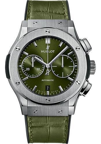 Replica Hublot Classic Fusion 45mm Chronograph Titanium Watch 521.NX.8970.LR