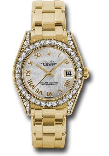 Replica Rolex Datejust Pearlmaster 34mm Watch: 81158 mr