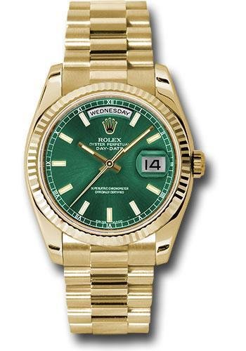 Replica Rolex Day-Date 36mm Watch 118238 grip