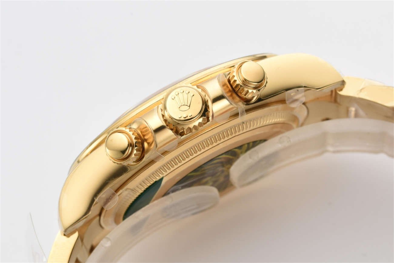 Rolex Daytona 126508 Replica – Yellow Gold White Dial (4131)