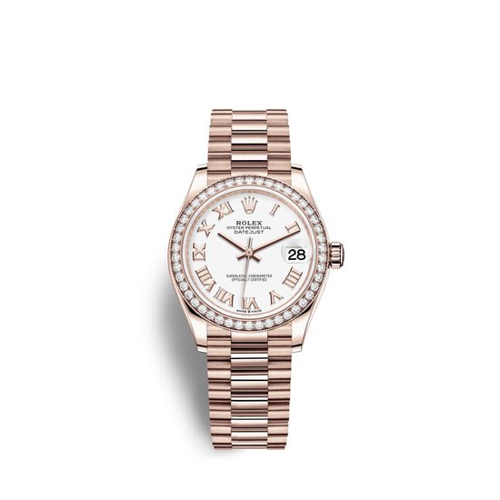 Rolex Replica Watch Datejust 31, 18kt Everose Gold, 278285RBR-0008