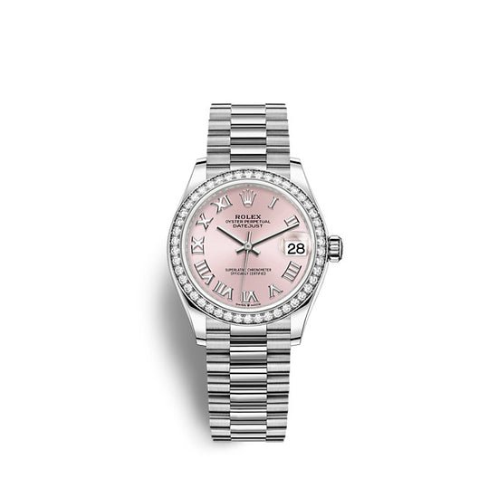 Rolex Replica Watch Datejust 31, 18kt White Gold, 278289RBR-00016