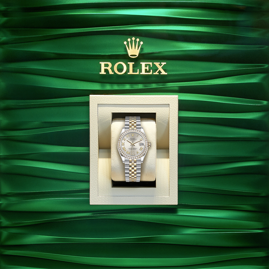 Rolex Replica Watch Datejust 31, Oystersteel, 18kt Yellow Gold and diamonds, 278383RBR-0004
