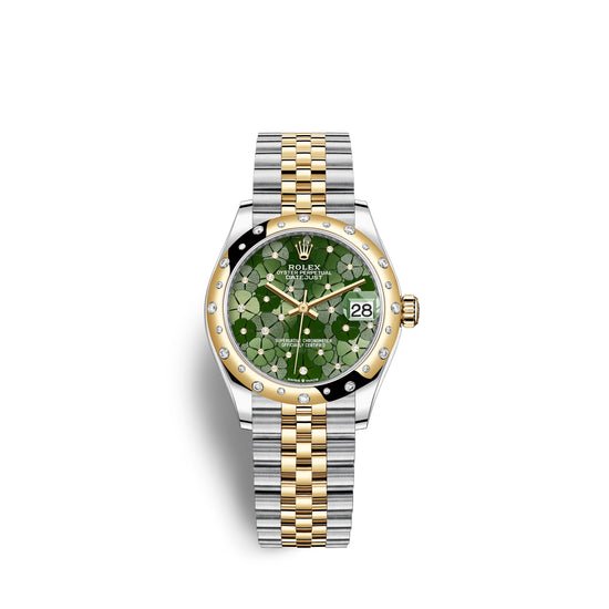 Rolex Replica Watch Datejust 31mm, Oystersteel and 18k Yellow Gold with Diamonds, 278343rbr-0032