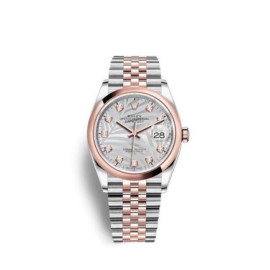 Rolex Replica Watch Datejust 36mm, Oystersteel and 18k Everose Gold, 126201-0037