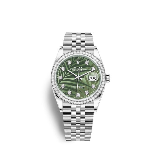 Rolex Replica Watch Datejust 36mm, Oystersteel and 18k White Gold, 126284rbr-0047
