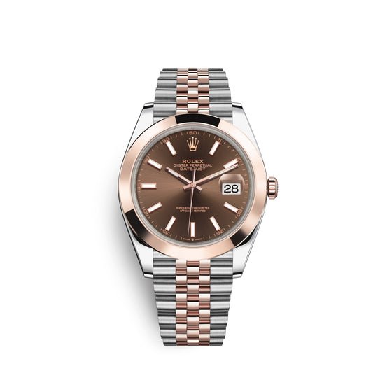 Rolex Replica Watch Datejust 41, 18k Everose Gold and Stainless Steel, 41mm, 126301-0002
