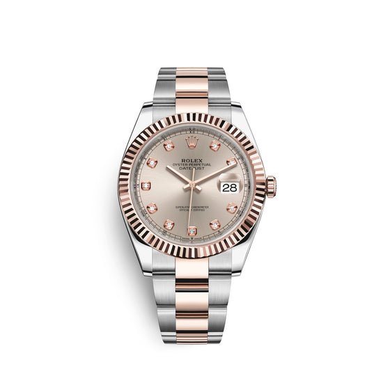 Rolex Replica Watch Datejust 41, 18k Everose Gold and Stainless Steel, 41mm, 126331-0007