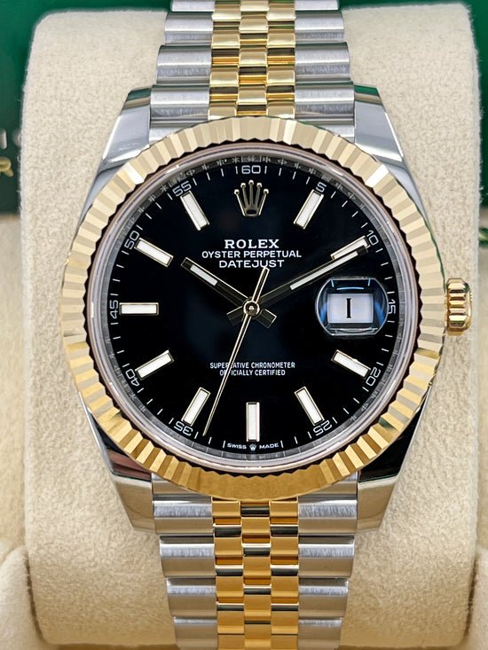 Rolex Replica Watch Datejust 41, 18k Yellow Gold and Stainless Steel, 41mm, 126333-0014