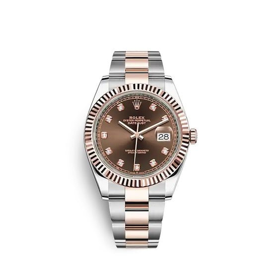Rolex Replica Watch Datejust 41 Oystersteel and Everose gold 126331-0003