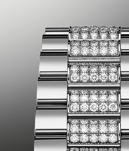 Rolex Replica Watch Day-Date 36 White gold 128349RBR-0026