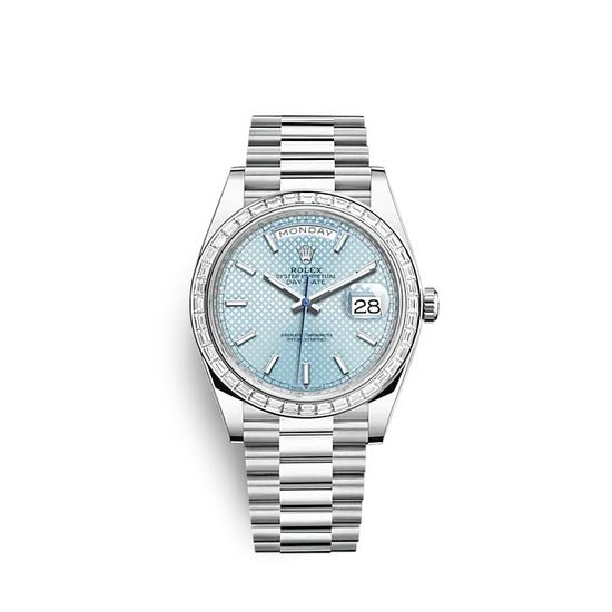 Rolex Replica Watch Day-Date 40 Platinum 228396TBR-0001