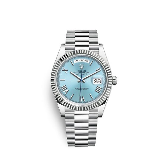 Rolex Replica Watch Day-Date 40mm, Platinum, 228236-0012