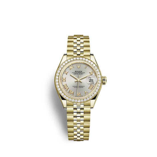 Rolex Replica Watch Lady-Datejust 28, 18kt Yellow Gold and diamonds, 279138RBR-0018