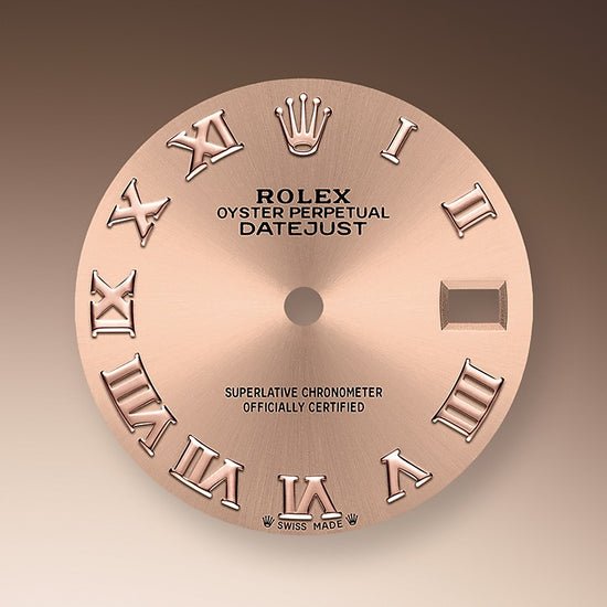 Rolex Replica Watch Lady-Datejust 28, Oystersteel and 18k Everose Gold, 279171-0026
