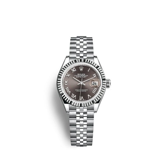 Rolex Replica Watch Lady-Datejust 28, Oystersteel and 18k White Gold, 279174-0013