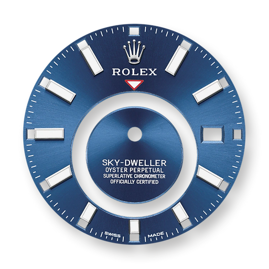 Rolex Replica Watch Sky-Dweller 42mm, Oystersteel and 18k White Gold, 326934-0003