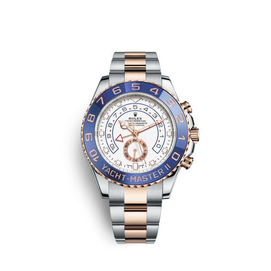 Rolex Replica Watch Yacht-Master II, Stainless Steel and 18k Everose Gold, 44mm, 116681-0002