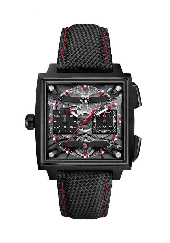 TAG Heuer Monaco Evergraph Automatic 40mm Titanium coated with black DLC, CEW5180.FT8122
