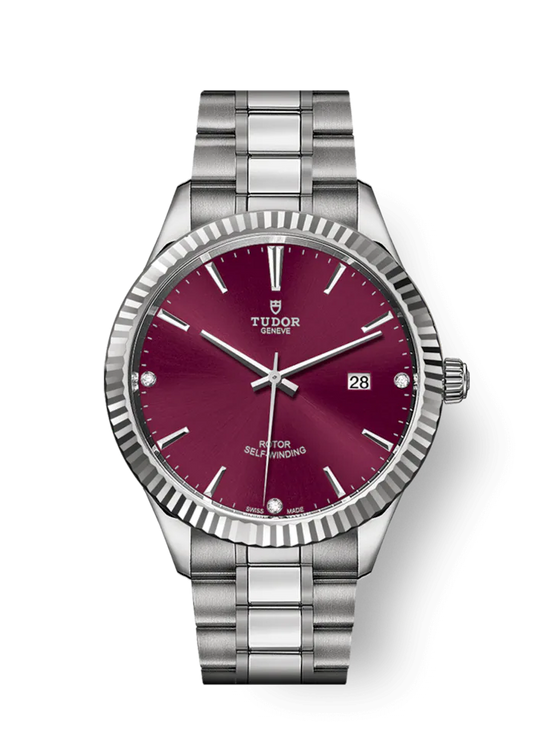 Tudor Replica Watch Style, Stainless Steel and Diamond-set, 41mm, M12710-0019