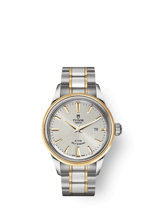 Tudor Replica Watch Style, Stainless Steel and Yellow Gold, 28mm, M12103-0002